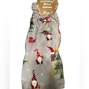Envogue Gnome Christmas oversized Blanket Throw New TikTok viral Supersoft 60x70